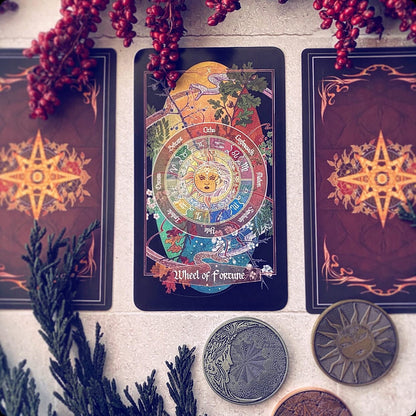 Children of Ostara tarot card deck & book set- BLACK EDITION