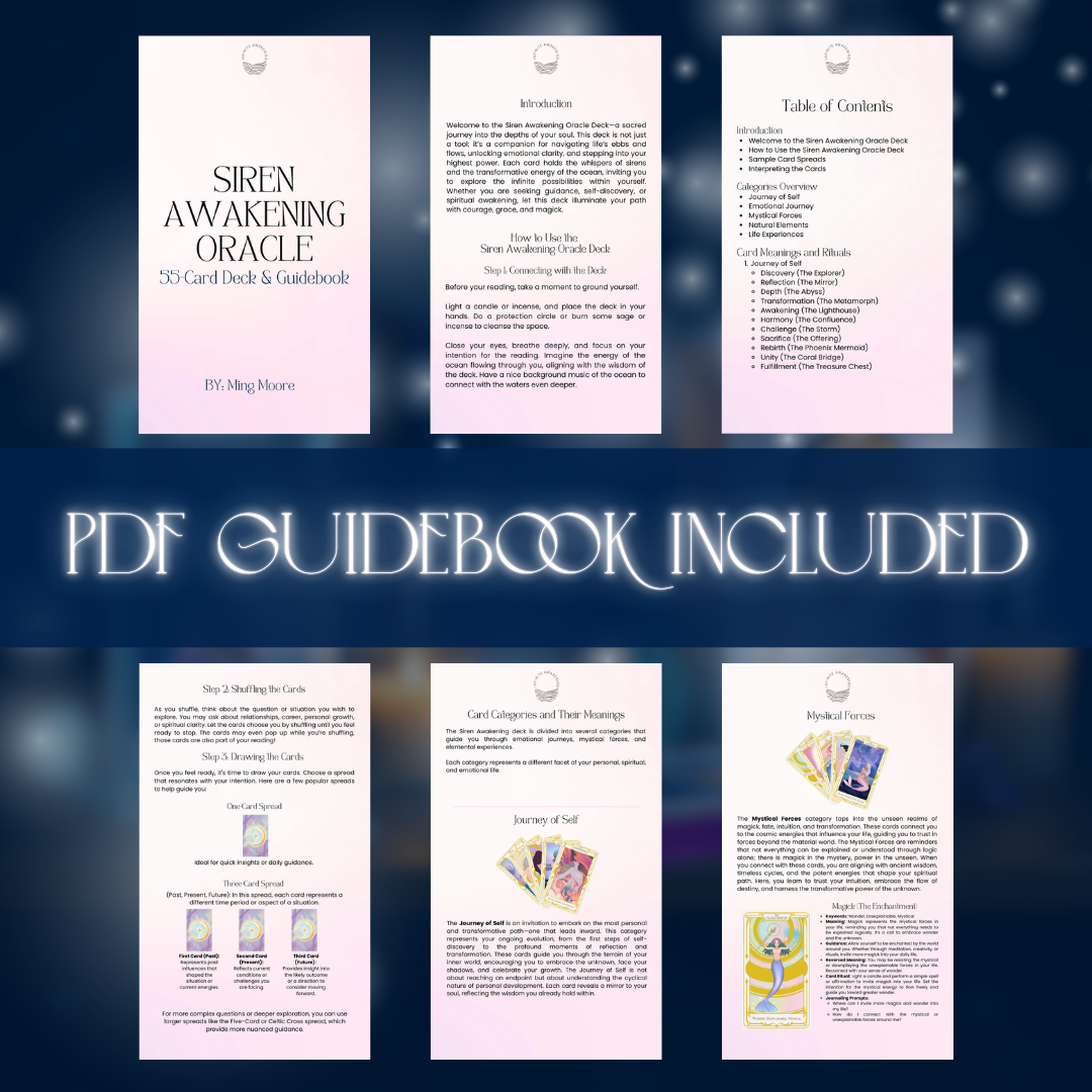 Siren Awakening™ Digital Oracle Deck — Instant Download