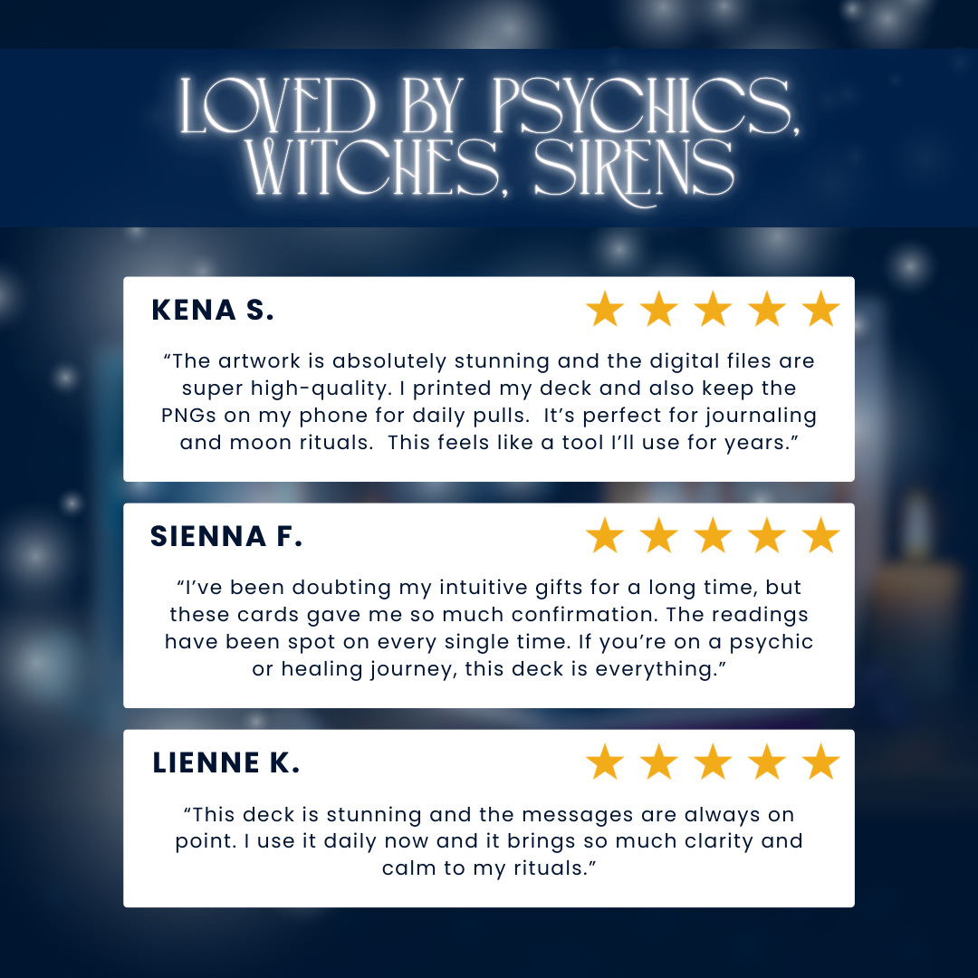 Siren Awakening™ Digital Oracle Deck — Instant Download