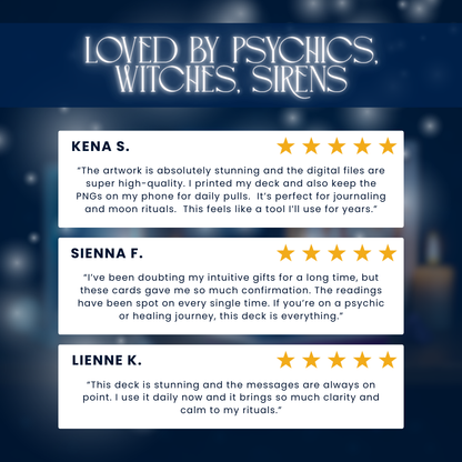Siren Awakening™ Digital Oracle Deck — Instant Download