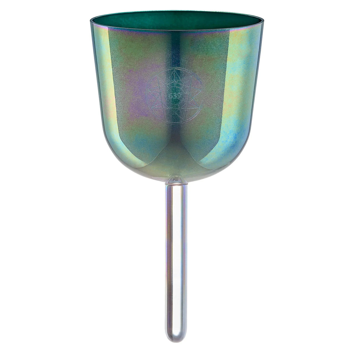 4.25" Essence Solfeggio Crystal Singing Bowl, FA 639 Hz, Indigo Blue