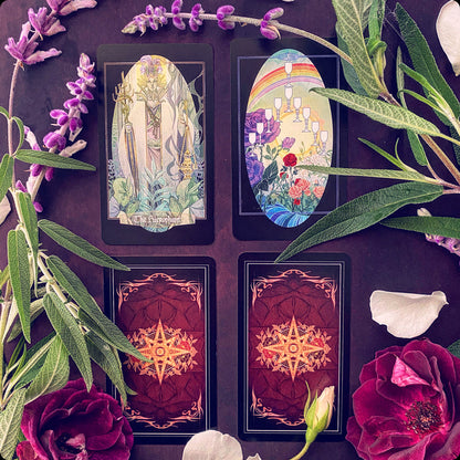 Children of Ostara tarot card deck & book set- BLACK EDITION