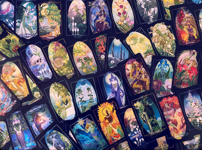 Children of Ostara tarot card deck & book set- BLACK EDITION