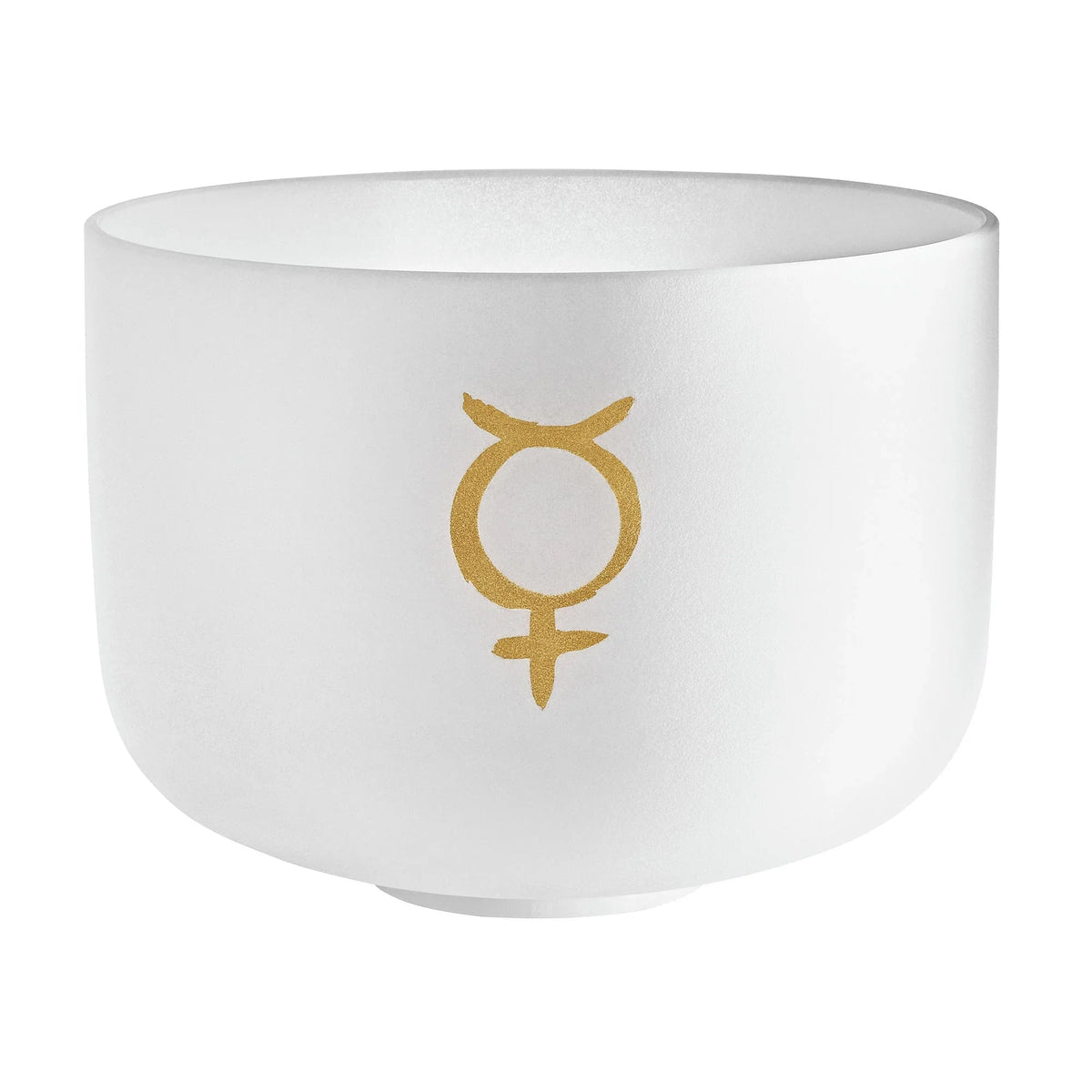 12" Planetary Tuned Crystal Singing Bowl, Mercury 141.27 Hz