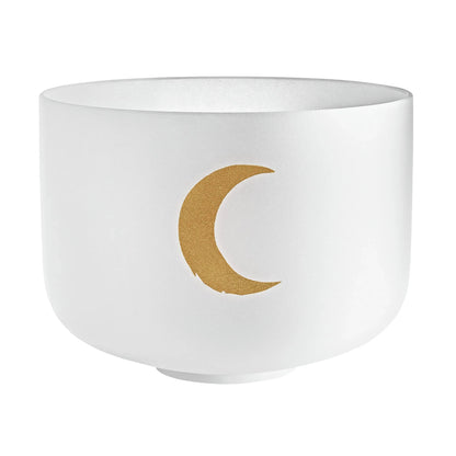 12" Planetary Tuned Crystal Singing Bowl, Synodic Moon 210.42 Hz