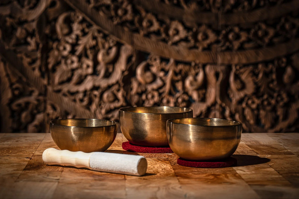 3-Piece Universal Series Singing Bowl Set, 400/500/600g